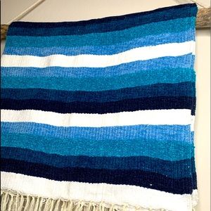 Blue Beach Yoga Blanket